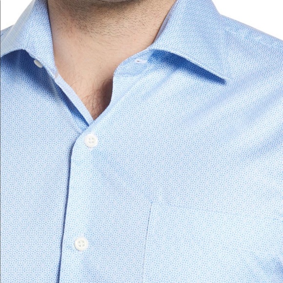 Peter Millar Large Riverbed Sugar Mountain Kaleidoscope Button-Up Shirt - Picture 5 of 6